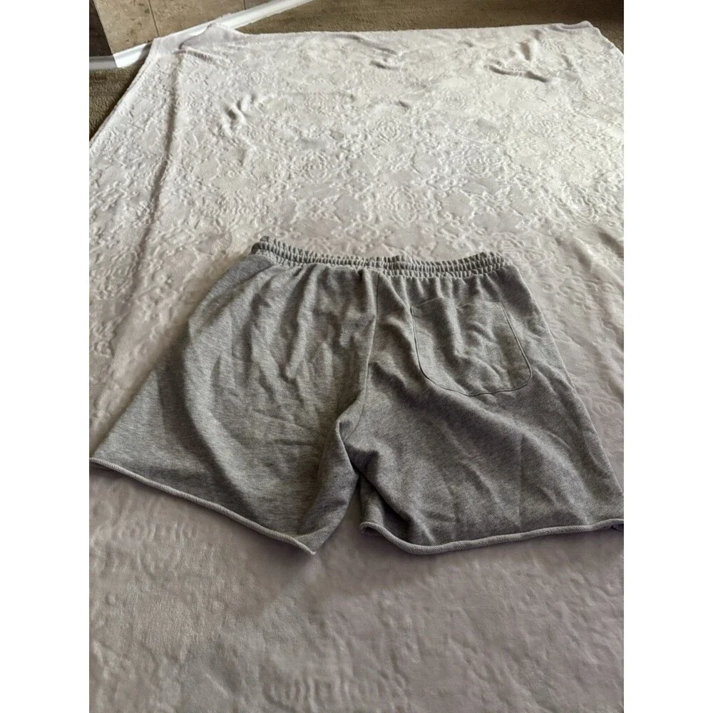 H&M Men’s Light Gray Shorts Drawstring Pockets Regular Fit Size Extra Large